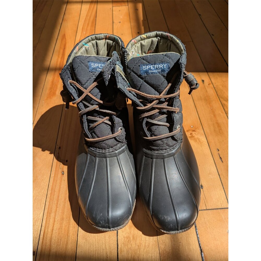 Sperry Saltwater Quilted Duck Boot - Women's Size 7